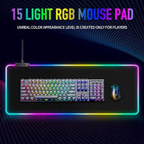 LED RGB Gaming Mousepad Big