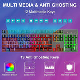 Gaming Wireless keyboard Full LED RGB