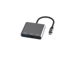 L10 3 in 1 USB C Multiport Adapter Usb C to 4K HDMI + USB 3.0+ PD Charging Port