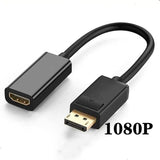 L10 Display Port to HDMI Male Female Adapter Converter Cable 1080P 60Hz