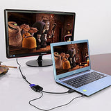 HDMI Male to VGA Female Video Converter With Audio Adapter Cable