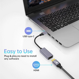 L10 USB C Male to HDMI Female Adapter 8K@60Hz