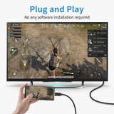 L10 USB C Male to VGA Male Adapter Converter Cable - 1.8 meter