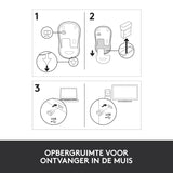 Logitech M185 Wireless USB Mouse - Grey