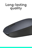 Logitech M 170 Wireless Mouse, 2.4 GHz with USB Nano Receiver, Optical Tracking, 12-Months Battery Life, Ambidextrous, PC/Mac/Laptop - Black