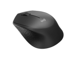 Logitech M331 Silent Plus Wireless Mouse, 2.4GHz with USB Nano Receiver, 1000 DPI Optical Tracking, 3 Buttons, 24 Month Life Battery, PC/Mac/Laptop - Black
