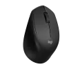 Logitech M331 Silent Plus Wireless Mouse, 2.4GHz with USB Nano Receiver, 1000 DPI Optical Tracking, 3 Buttons, 24 Month Life Battery, PC/Mac/Laptop - Black