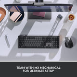 Logitech MX Master 3S - Wireless Performance Mouse, Ergo, 8K DPI, Track on Glass, Quiet Clicks, USB-C, Bluetooth, Windows, Linux, Chrome - Graphite