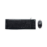 Logitech MK200 Media Set Full-Size Wired Keyboard and High-Definition Optical Mouse Set