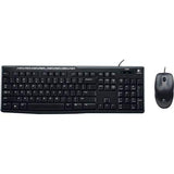 Logitech MK200 Media Set Full-Size Wired Keyboard and High-Definition Optical Mouse Set