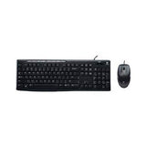 Logitech MK200 Media Set Full-Size Wired Keyboard and High-Definition Optical Mouse Set