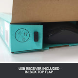 Logitech MK275 USB Wireless Keyboard and Mouse Set for Windows, 2.4 GHz Wireless, Compact Wireless Mouse, 8 Multimedia & Shortcut Keys, 2-Year Battery Life, PC/Laptop - Black