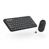 Logitech Pebble 2 Combo, Wireless Keyboard and Mouse, Quiet and Portable, Customisable, Logi Bolt, Bluetooth, Easy-Switch for Windows, macOS, iPadOS, Chrome - Graphite