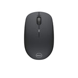 Dell WM126 Wireless Mouse, 1000DPI, 2.4 Ghz with USB Nano Receiver, Optical Tracking, 12-Months Battery Life, Plug and Play, Ambidextrous, Connect Up To 6 Compatible Devices With One Receiver - Black