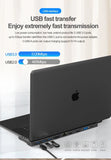 L10 11 in 1 USB-C Hub Triple Display PD *1+ VGA*1+ HDTV *1+ RJ45*1+ SD car slot *1 + TF card slot *1 + USB3.0 *3+ 3.5mm audio *1+DP*1