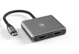 L10 USB C to Dual HDMI Adapter 4K@60Hz