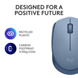 Logitech M171 Wireless Mouse, 2.4 GHz with USB Nano Receiver, Optical Tracking, 12-Months Battery Life, Ambidextrous, PC/Mac/Laptop - Blue (910-004656)