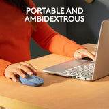 Logitech M171 Wireless Mouse, 2.4 GHz with USB Nano Receiver, Optical Tracking, 12-Months Battery Life, Ambidextrous, PC/Mac/Laptop - Blue (910-004656)