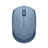 Logitech M171 Wireless Mouse, 2.4 GHz with USB Nano Receiver, Optical Tracking, 12-Months Battery Life, Ambidextrous, PC/Mac/Laptop - Blue (910-004656)