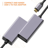 L10 USB Type-C to VGA Adapter, 1080P@60 Hz
