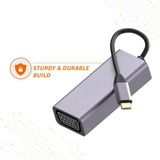 L10 USB Type-C to VGA Adapter, 1080P@60 Hz