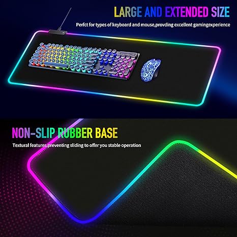 LED RGB Gaming Mousepad Big