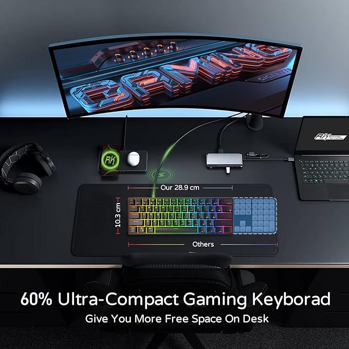 Gaming Wired Keyboard Mechanical RGB LED