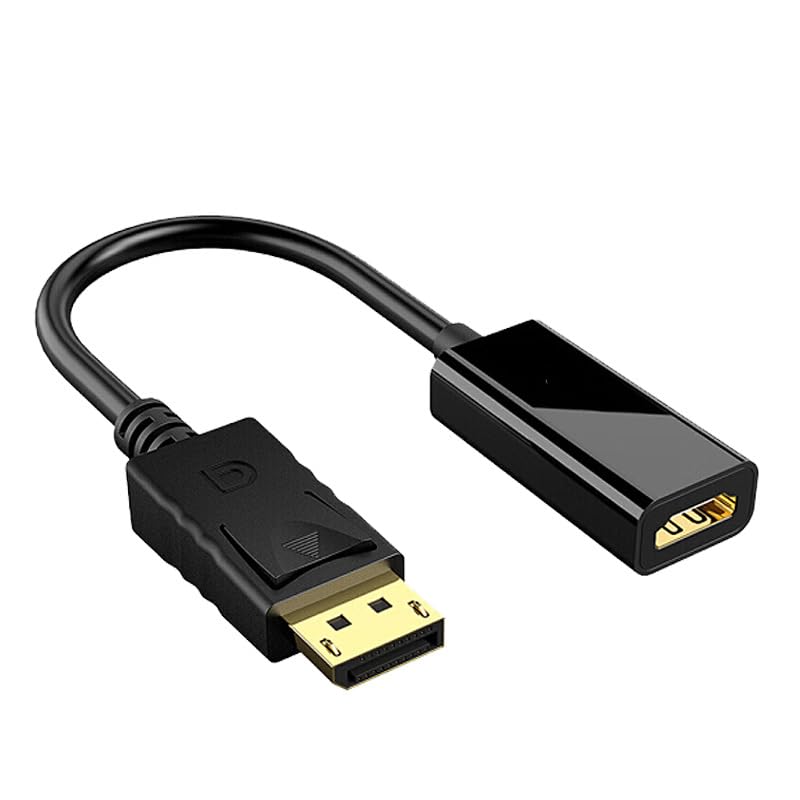 Display Port to HDMI Male Female Adapter Converter Cable 1080P 60Hz