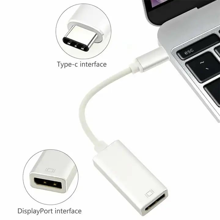 USB C Male to DisplayPort Female Adapter 4K@60Hz