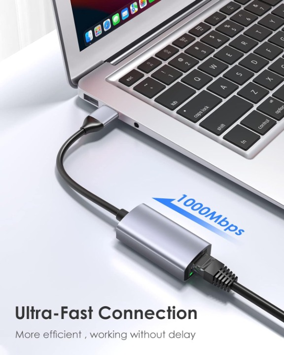 USB 3.0 Type A to Gigabit Ethernet Adapter - 1000M