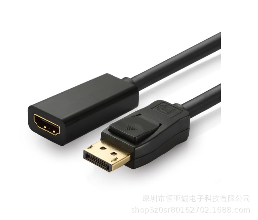 Display Port to HDMI Male Female Adapter Converter Cable 1080P 60Hz