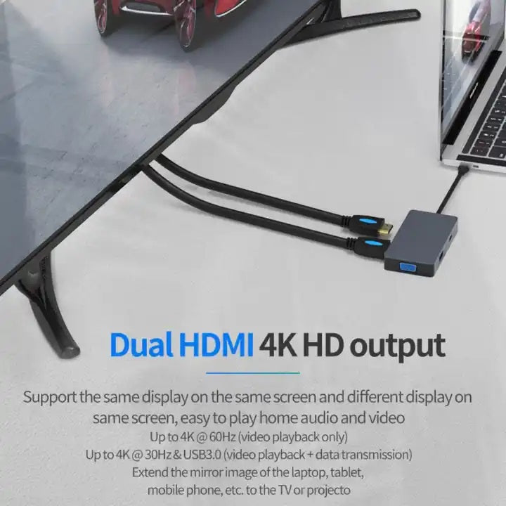 5 in 1 USB C Hub